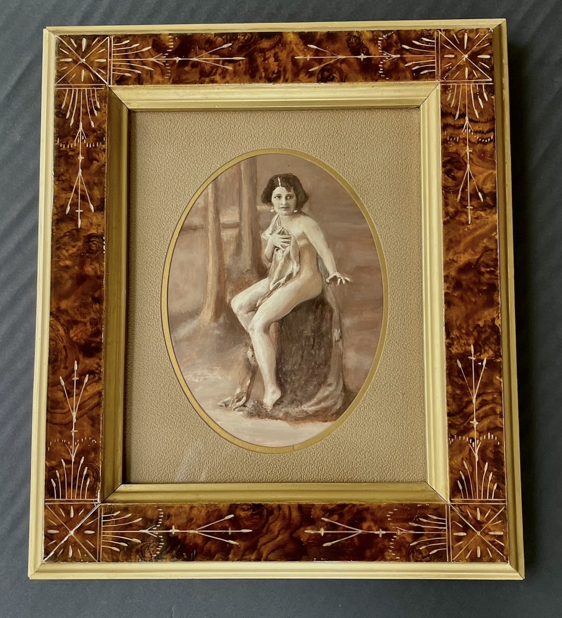 The Muse - original oil painting by Art Elements