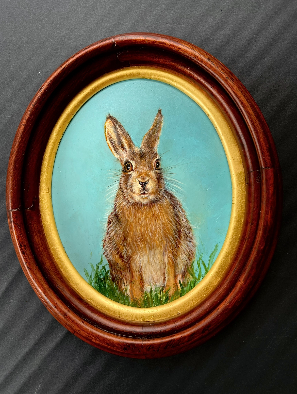 Peek-A-Boo! - original oil painting by Art Elements