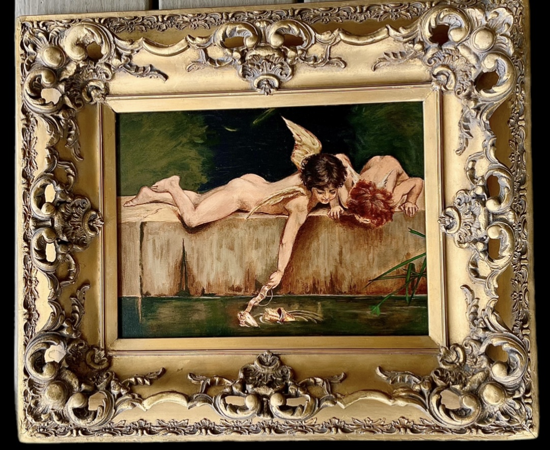 Cupids Arrow - original oil painting by Art Elements