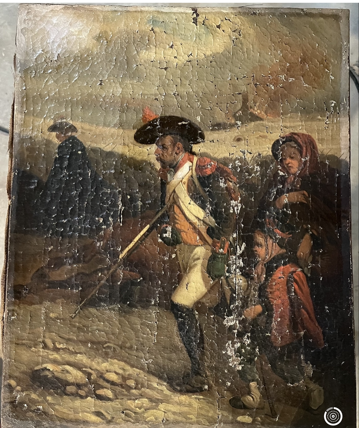 Painting Restoration before restoration — Painting Restoration #15
